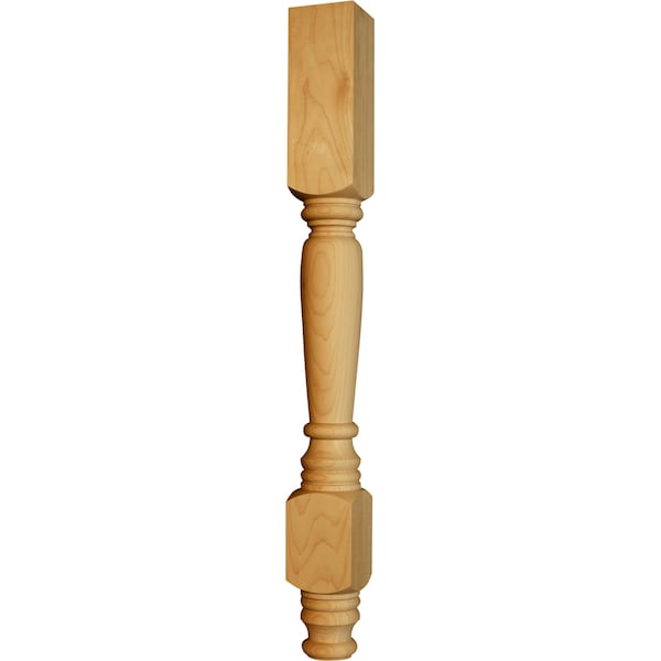 Osborne Wood Products 34 1/2 x 3 1/2 Concord Island Post in Beech - 1471BCH