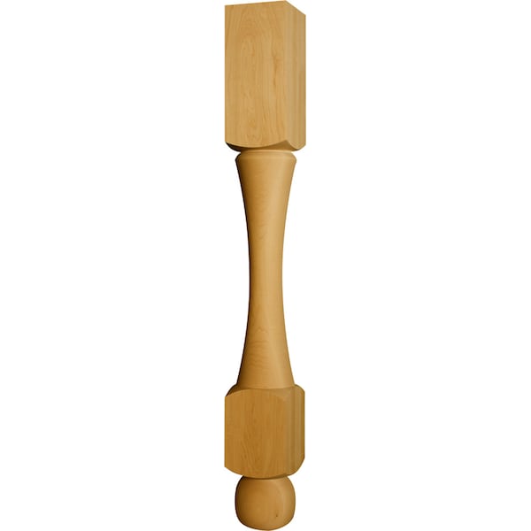 Osborne Wood Products 34 1/2 x 4 Cumberland Island Post in Beech - 1457BCH