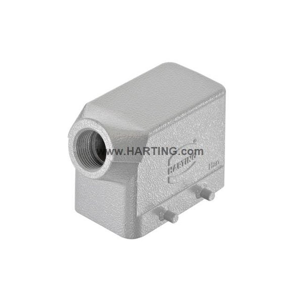 Capucha conectora rectangular Harting M20, 57 mm de alto - 19300101520