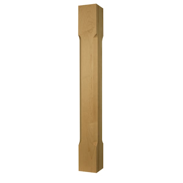 Osborne Wood Products 35 1/2 x 4 Empire Island Leg in Alder - 2749A