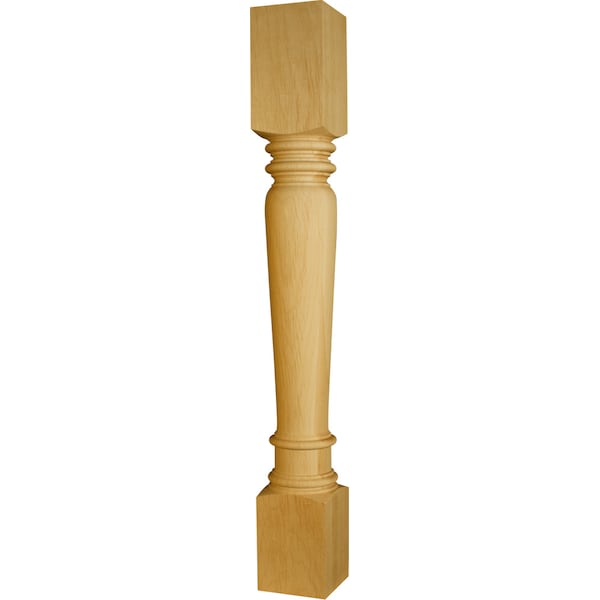 Osborne Wood Products 40 1/2 x 5 Extended Massive Islander Island Leg in White Oak - 1552WO