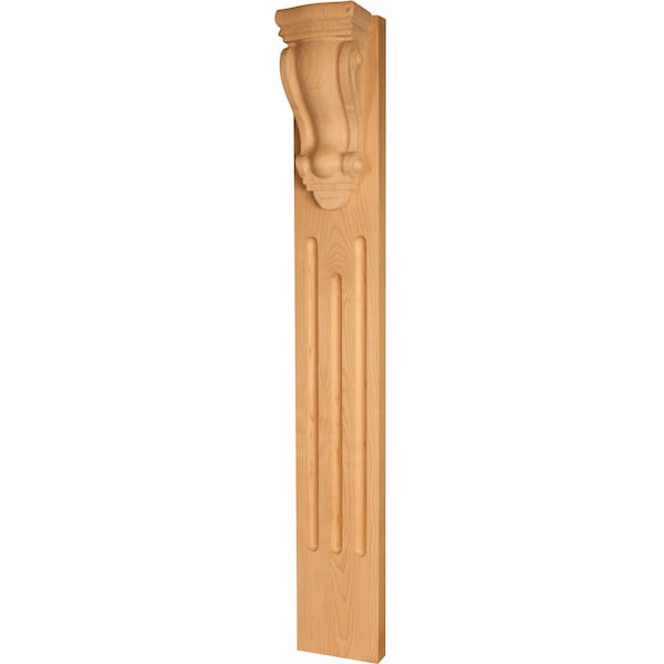 Osborne Wood Products 34 1/2 x 5 x 4 1/4 Classic Decorative Pilaster in Soft Maple - 3510M