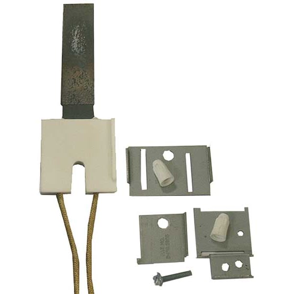 Supco Hot Surface Igniter, LP/NG, 120, 2 5/8 in L., Universal Silicon Nitride, Installation Hardware - SSN3000