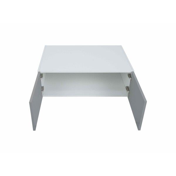 Cambridge Radiance 36in Wx24in Dx12in H Ready to Assemble Slab Wall Bridge Kitchen Cabinet in Matte Grey - SA-W361224-MG-KIT
