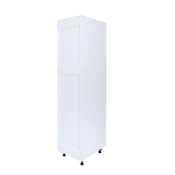 Cambridge Radiance 18 in. W x 24 in. D x 90 in. H Ready to Assemble Slab Pantry Kitchen Cabinet in Light Oak - SA-TP1890-LO-KIT