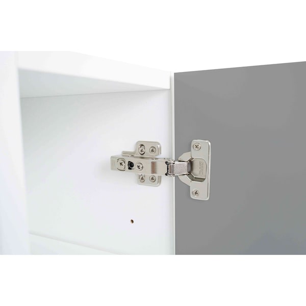 Cambridge Radiance 18 in. W x 12 in. D x 30 in. H Ready to Assemble Slab Wall Kitchen Cabinet in Matte Grey - SA-W1830-MG-KIT