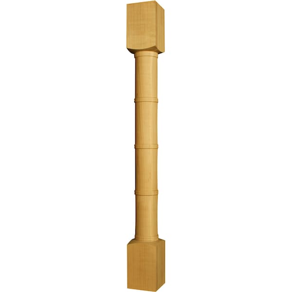 Osborne Wood Products 34 1/2 x 3 1/2 Bamboo Island Post in Spanish Cedar - 1439SPC