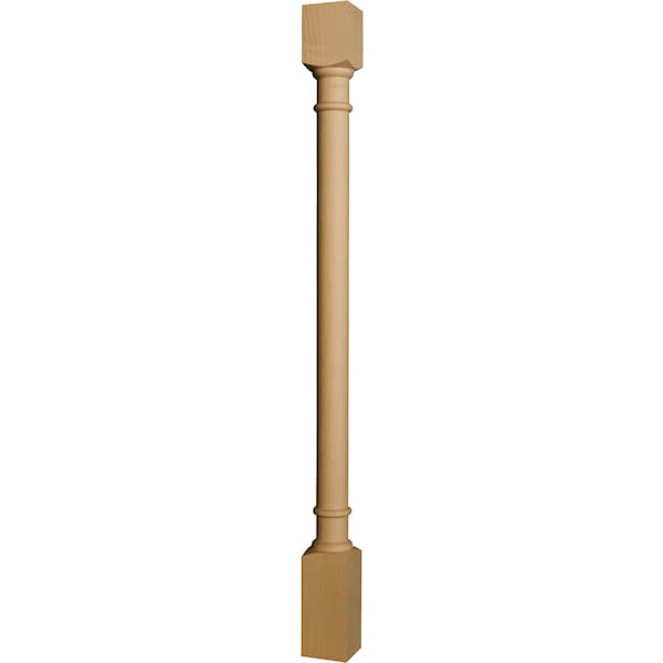 Osborne Wood Products 35 1/2 x 2 1/2 Jefferson Island Leg in Spanish Cedar - 1793SPC
