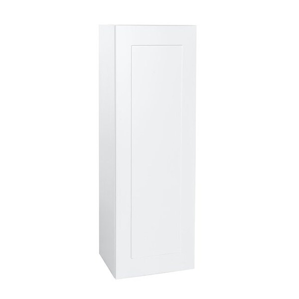 Cambridge Quick Assemble Modern Style, Shaker White 12 x 36 in. Wall Kitchen Cabinet (12 in. W x 12 D x 36 in. H) - SA-WU1236-SW