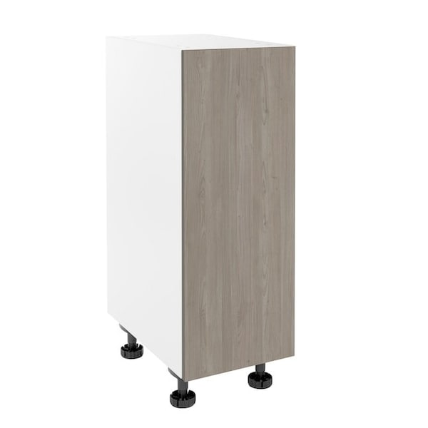 Cambridge Quick Assemble Modern Style, Grey Nordic 9 in. Base Kitchen Cabinet (9 in. W x 24 in. D x 34.50 in. H) - SA-BD9-GN