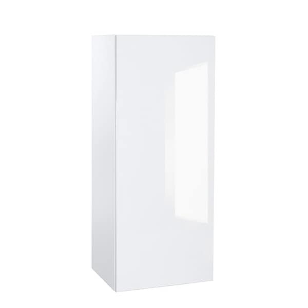 Cambridge Quick Assemble Modern Style, White Gloss 9 x 30 in. Wall Kitchen Cabinet (9 in. W x 12 D x 30 in. H) - SA-WU930-WG