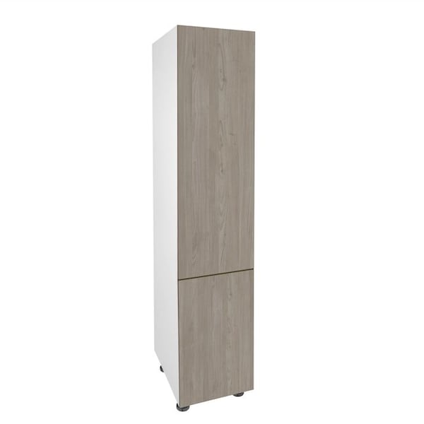 Cambridge Quick Assemble Modern Style, Grey Nordic 96 in. Pantry Kitchen Cabinet (18 in. W x 24 in. D x 96 in. H) - SA-PU1896-GN