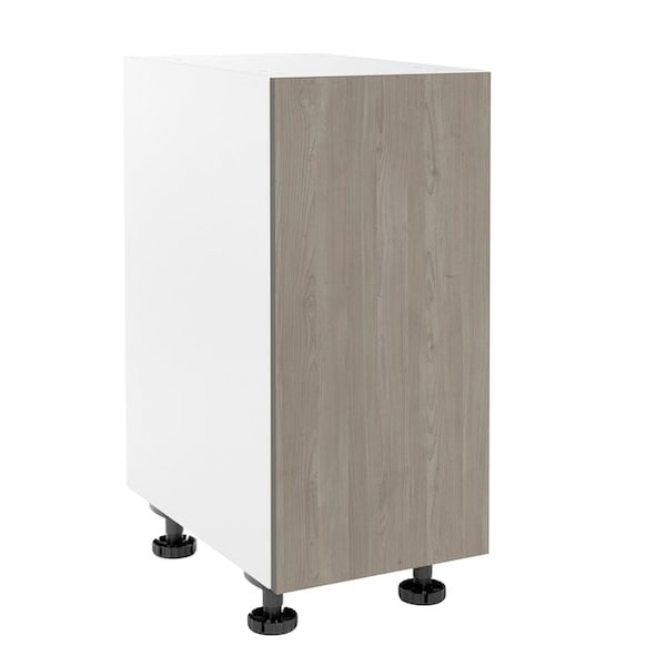 Cambridge Quick Assemble Modern Style, Grey Nordic 15 in. Base Kitchen Cabinet (15 in. W x 24 in. D x 34.50 in. H) - SA-BD15-GN