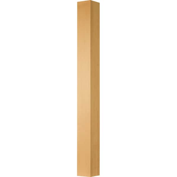 Osborne Wood Products 40 1/2 x 4 Square Leg in Red Oak - 2405004000O