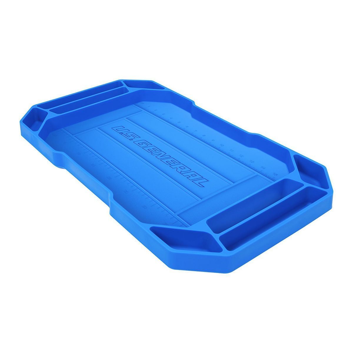 Charola de partes flexibles de gran tamaño U.S. General 20-3/4 pulg. x 11-1/2 pulg. con Ultra-Grip - 58264