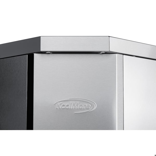 Koolmore 26 in. Stainless-Steel Corner Cabinet for Outdoor Kitchen KM-OKS-CCAB - KM-OKS-CCAB