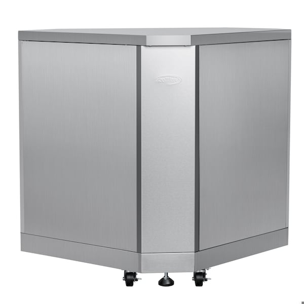 Koolmore 26 in. Stainless-Steel Corner Cabinet for Outdoor Kitchen KM-OKS-CCAB - KM-OKS-CCAB