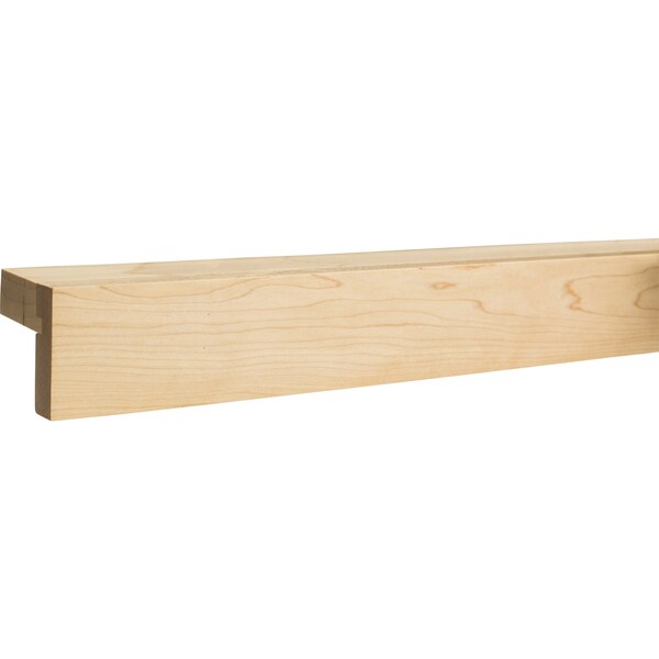 Hardware Resources Poplar, 96" L, 2" H, Unfinished - LR005-F-POP