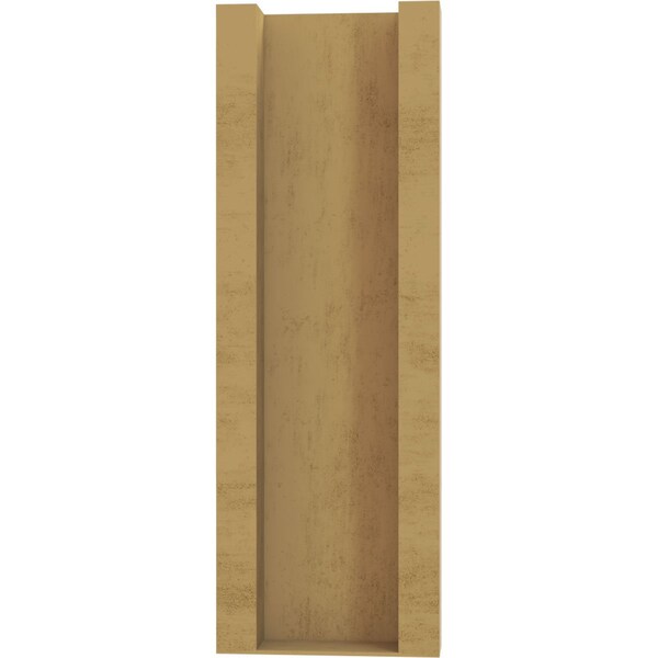 Ekena Millwork 5 1/2-in W x 12-in D x 16-in H Funston Trad Rough Cedar Woodgrain TimberThane Outlooker, Primed Tan - OUTUR055X12X16FST04RCPR