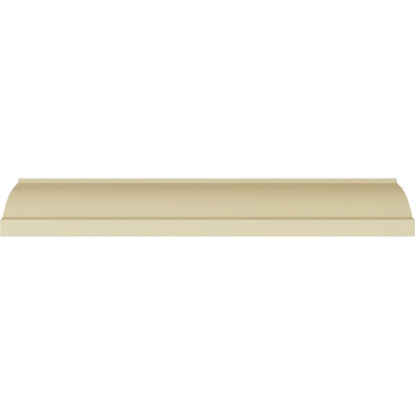 Ekena Millwork 2 7/8"H x 2 7/8"P x 3 7/8"F x 94 1/2"L, (2 5/8" Repeat), Loera Crown Moulding - MLD03X03X04LO