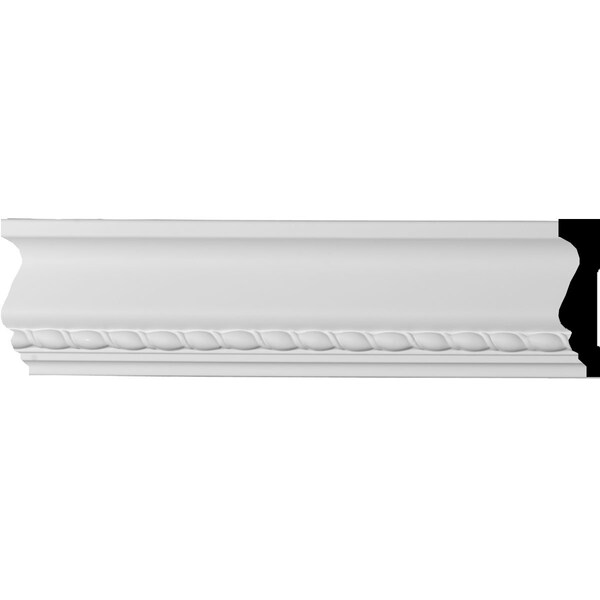 Ekena Millwork Chair Rail Moulding, Urethane, 12 in L, 3-1/8 in H, Factory Primed - SAMPLE-MLD03X00MA