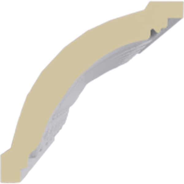 Ekena Millwork 2 1/2"H x 2 1/2"P x 3 5/8"F x 94 1/2"L, (2 3/4" Repeat), Bonetti Crown Moulding - MLD02X02X03BO