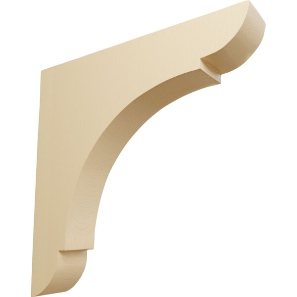 Ekena Millwork 1 3/4"W x 10"D x 10"H Large Olympic Wood Bracket, Maple - BKTW01X10X10OLMA