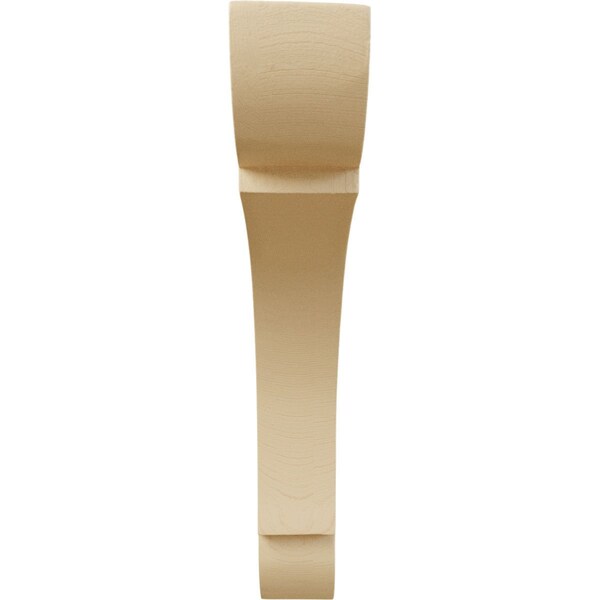 Ekena Millwork 1 3/4"W x 10"D x 10"H Large Olympic Wood Bracket, Maple - BKTW01X10X10OLMA