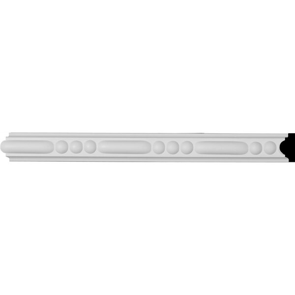 Ekena Millwork SAMPLE - 1"H x 5/8"P x 12"L Crendon Bead & Barrel Panel Moulding - SAMPLE-MLD01X00CR