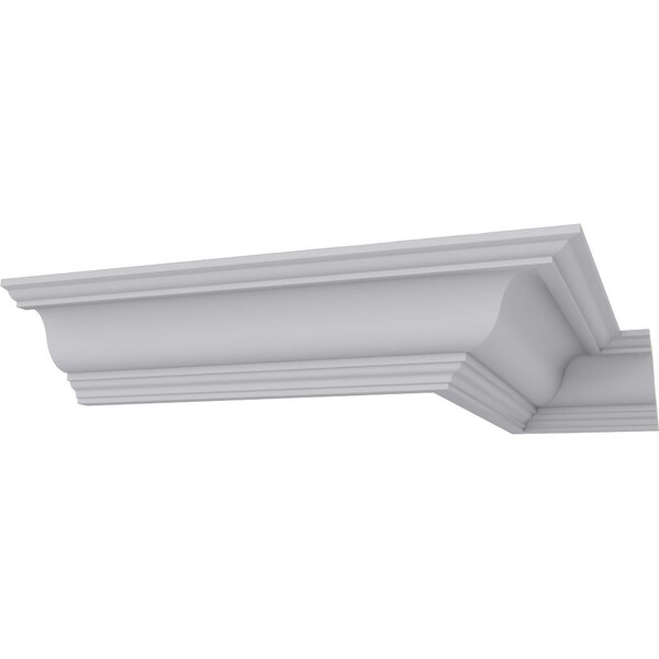 Ekena Millwork 5"H x 7 1/2"P x 9 3/8"F x 94 1/2"L Niobe Smooth Crown Moulding - MLD05X07X09NI