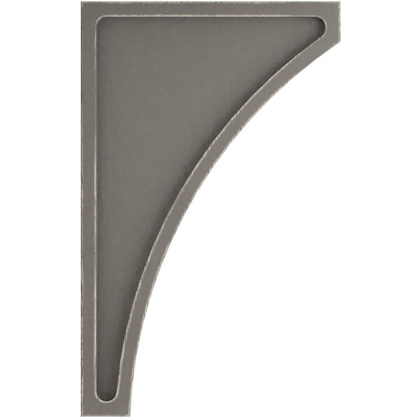 Ekena Millwork 3"W x 7 1/2"D x 12"H Extra Large Lawson Wood Vintage Decor Corbel, Reclaimed Grey - CORWD03X07X12LWGY