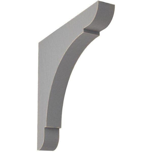 Ekena Millwork 1 3/4"W x 12"D x 12"H Extra Large Olympic Wood Vintage Decor Bracket, Pebble Grey - BKTWD01X12X12OLPG