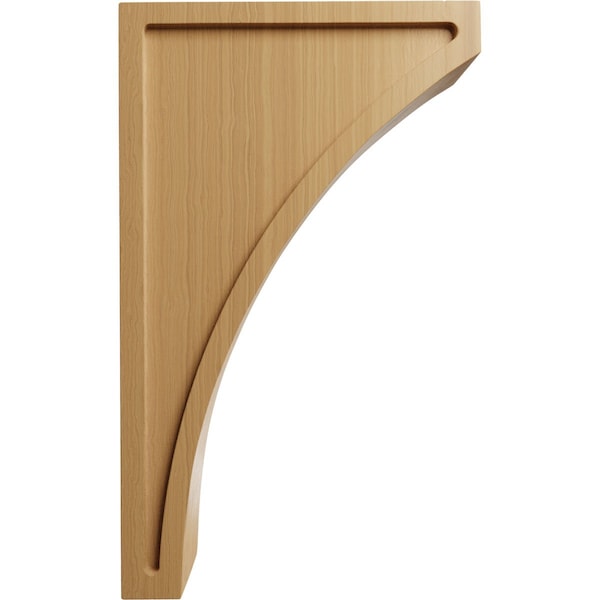 Ekena Millwork 3"W x 8 1/2"D x 14"H Jumbo Lawson Wood Corbel, Cherry - CORW03X08X14LWCH