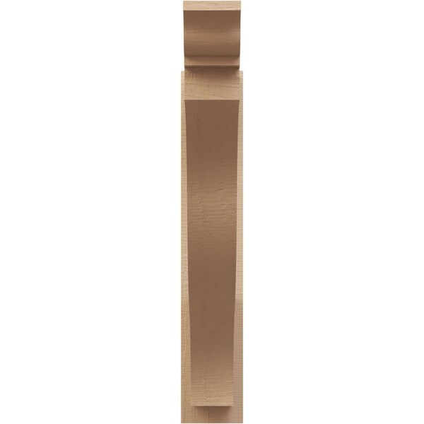 Ekena Millwork 6-in W x 34-in D x 34-in H Funston Trad Rough Cedar Woodgrain TimberThane Outlooker, Primed Tan - OUTUR060X34X34FST04RCPR