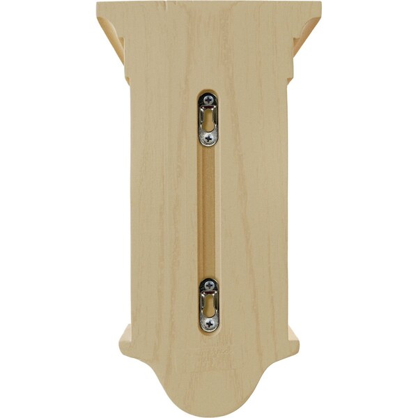 Ekena Millwork 6 1/2"W x 6 1/2"D x 12"H Raised Fluting Corbel, Maple - COR06X06X12RAMA