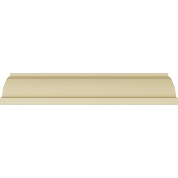 Ekena Millwork 3 3/8"H x 3 1/2"P x 4 7/8"F x 94 1/2"L Lisbon Crown Moulding - MLD03X04X05LI