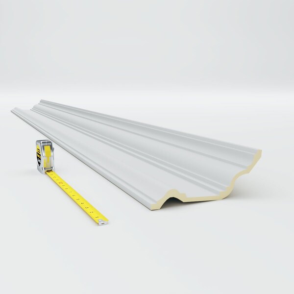 Ekena Millwork 4"H x 9"P x 10 1/4"F x 94 1/2"L Antonio Traditional Crown Moulding - MLD04X09X10AN