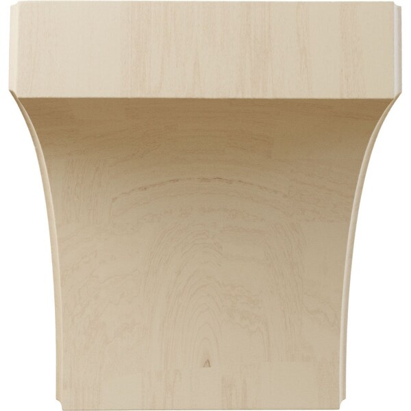 Ekena Millwork 5 1/4"W x 4"D x 6"H Clarksville Bracket, Rubberwood - BKTW05X04X06CVRW
