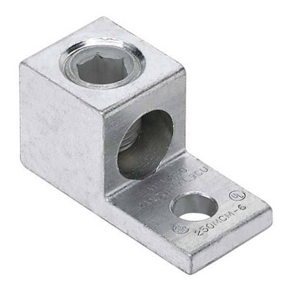 Panduit Barril Mecánico de Aluminio, 600 V CA, Paquete de 100 - LAMA2-14-C