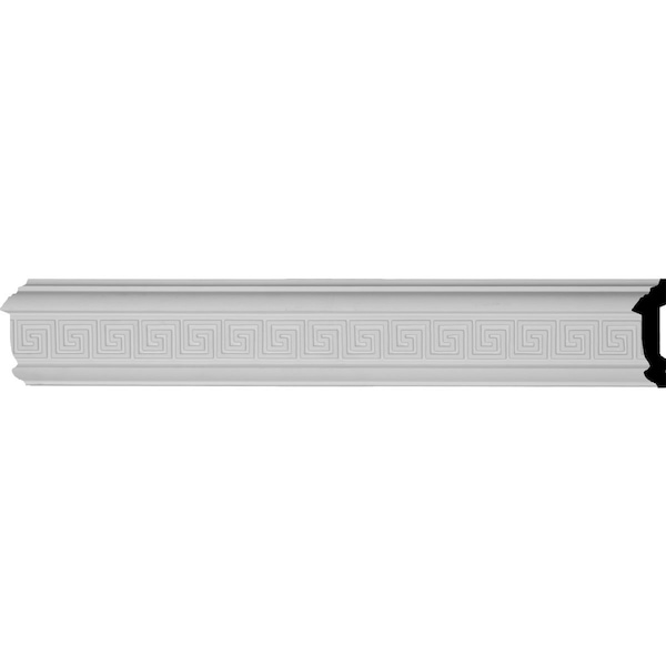 Ekena Millwork 3 1/8"H x 7/8"P x 94 1/2"L (1 1/8" Repeat) Eris Key Chair Rail - CHA03X01ER