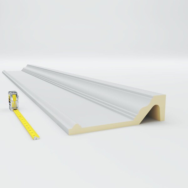 Ekena Millwork 13 3/4"H x 3 1/2"P x 94 1/2"L Standard Moulding - MLD14X04ST