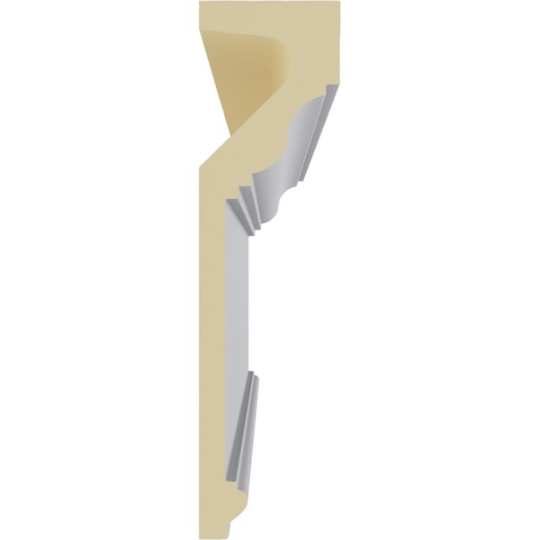 Ekena Millwork 13 3/4"H x 3 1/2"P x 94 1/2"L Standard Moulding - MLD14X04ST