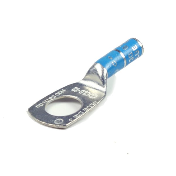 Conector de compresión de barril largo para calibre 400 MCM, 5/8 de pulgada, azul, Cl400-58, paquete de 10 - 2397894
