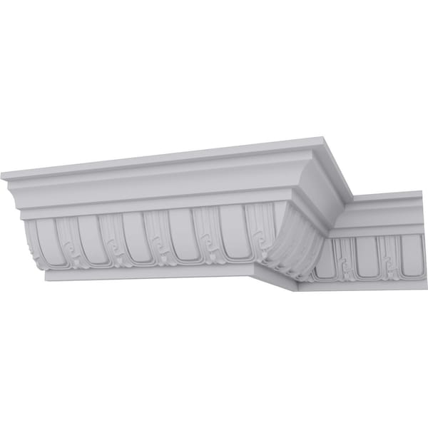 Ekena Millwork 3 7/8"H x 3 1/2"P x 5 1/4"F x 94 1/2"L Sequential Crown Moulding - MLD04X04X05SE