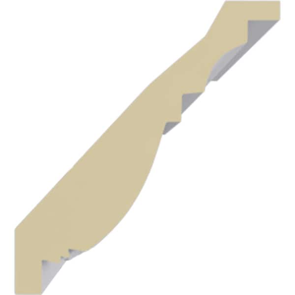 Ekena Millwork 3 7/8"H x 3 1/2"P x 5 1/4"F x 94 1/2"L Sequential Crown Moulding - MLD04X04X05SE