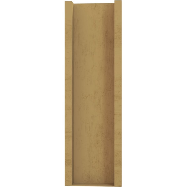 Ekena Millwork 8-in W x 14-in D x 26-in H Balboa Trad Rough Cedar Woodgrain TimberThane Outlooker, Primed Tan - OUTUR080X14X26BOA04RCPR