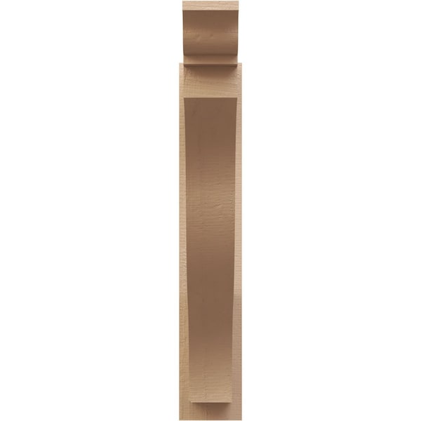 Ekena Millwork 6-in W x 30-in D x 34-in H Funston Trad Rough Cedar Woodgrain TimberThane Outlooker, Primed Tan - OUTUR060X30X34FST04RCPR