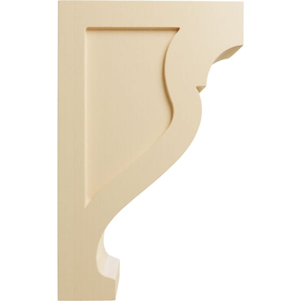Ekena Millwork 1 3/4"W x 5"D x 8"H Mini Rockport Wood Corbel, Maple - CORW02X05X08RKMA