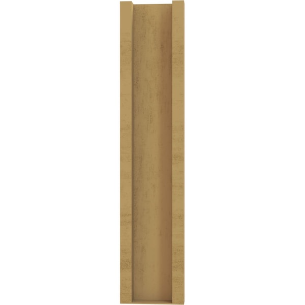 Ekena Millwork 5 1/2-in W x 14-in D x 26-in H Funston Trad Rough Cedar Woodgrain TimberThane Outlooker, Primed Tan - OUTUR055X14X26FST04RCPR