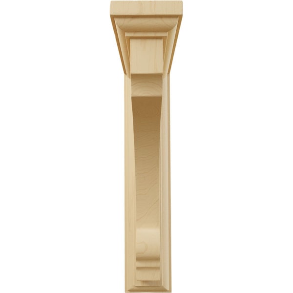 Ekena Millwork 2 1/2"W x 7"D x 10"H Large Thompson Wood Bracket, Alder - BKTW02X07X10TMAL